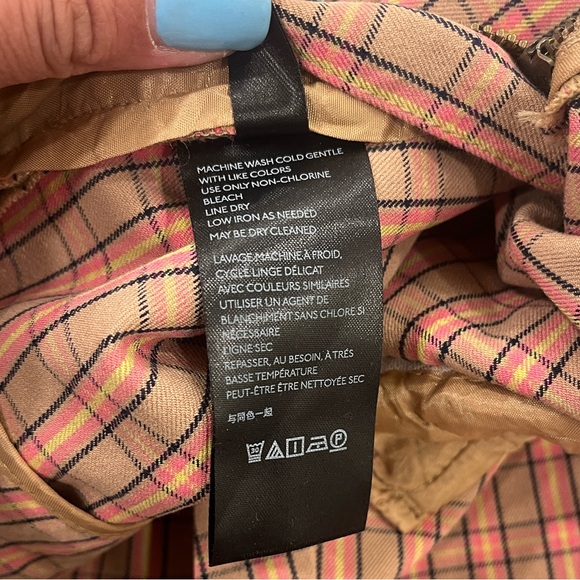 Anthropologie the Essential Slim Plaid Pants - Picture 12 of 16